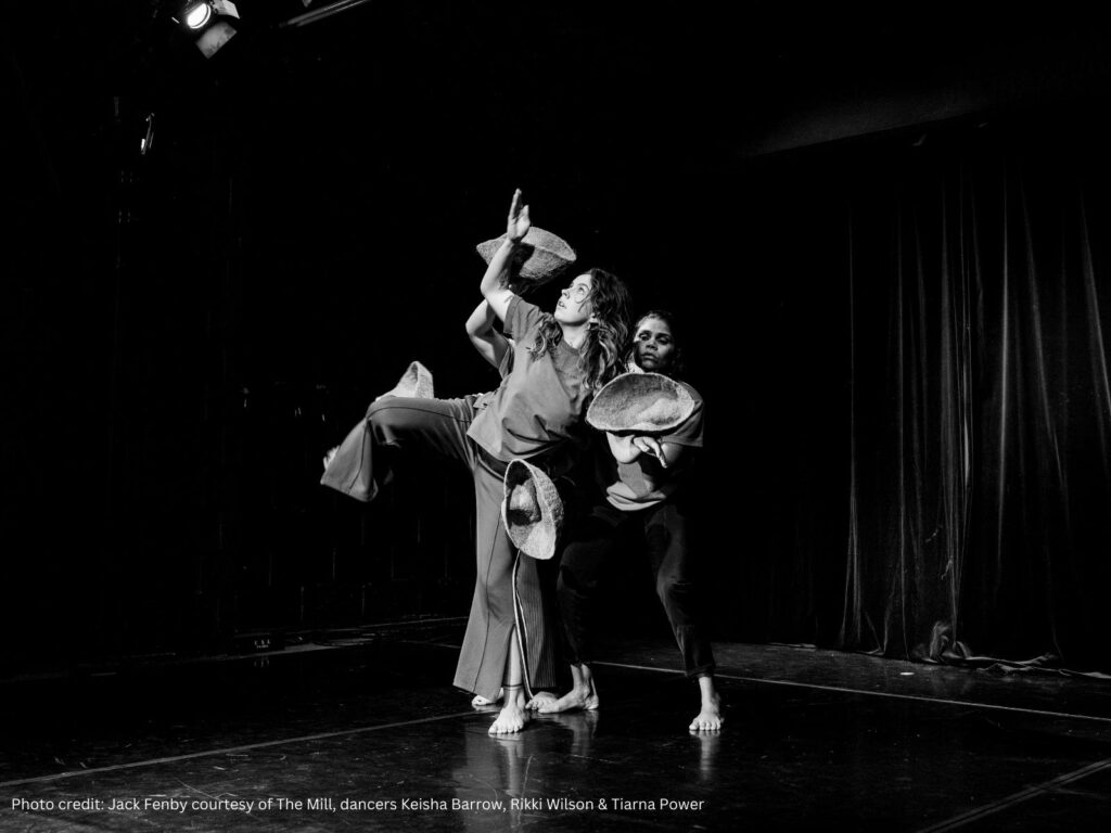 Photo credit Jack Fenby courtesy of The Mill dancers Keisha Barrow Rikki Wilson Tiarna Power