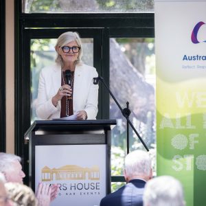 Her Excellency the Honourable Ms Sam Mostyn AC, Governor-General of the Commonwealth of Australia attends lunch at Ayers House, as part of the regional visit to South Australia.